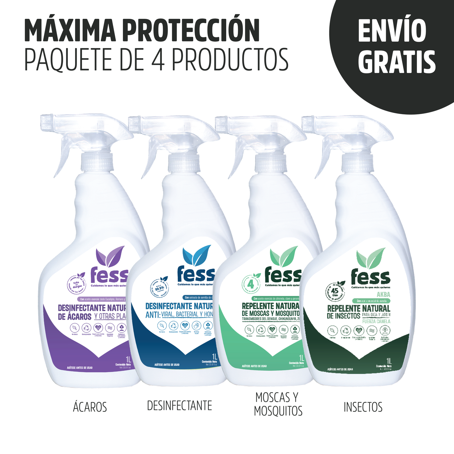 desinfectante, desinfectantes, ácaro, acaro, antiviral, antihongos, antibacterias, repelentes, repelente, moscas, mosquito, mosca, mosquitos, producto natural, hecho en Mexico, México, biodegradables, aroma, eucalipto, aceites esenciales, no tóxico, toxico, ambientadores limpio, frescura, frutas y verduras